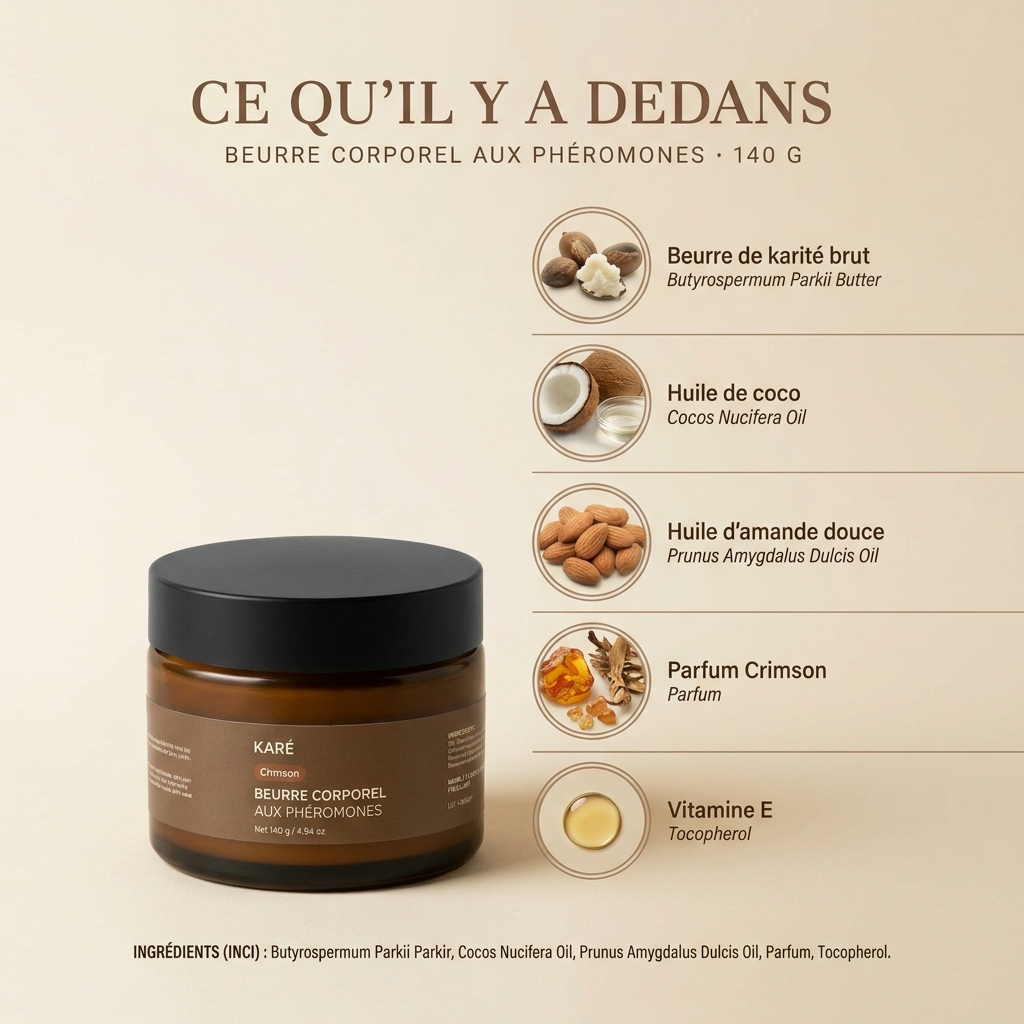 Beurre de Karité aux Pheromones